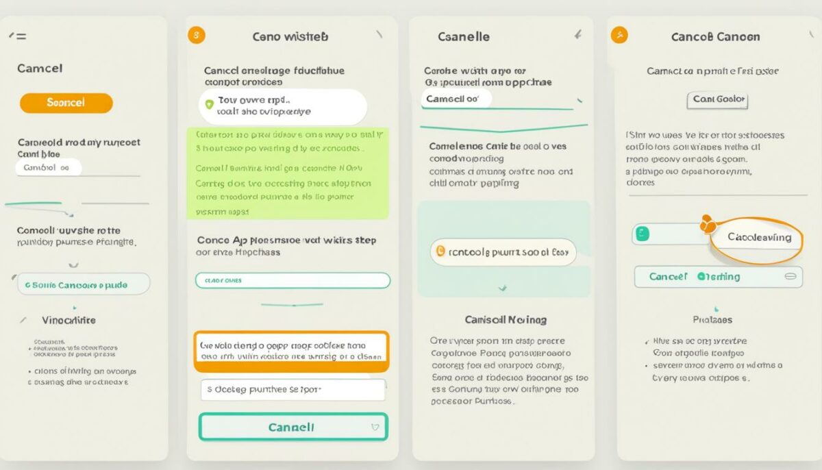 étapes annulation